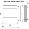 Полотенцесушитель TERMINUS ВАТИКАН П6 500х600 бп500 4670078563361
